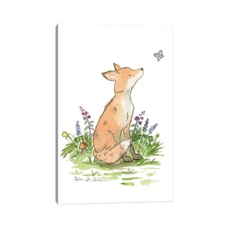 iCanvas "Clever Little Fox" by Jasper And Ruby Canvas Print - Bed Bath